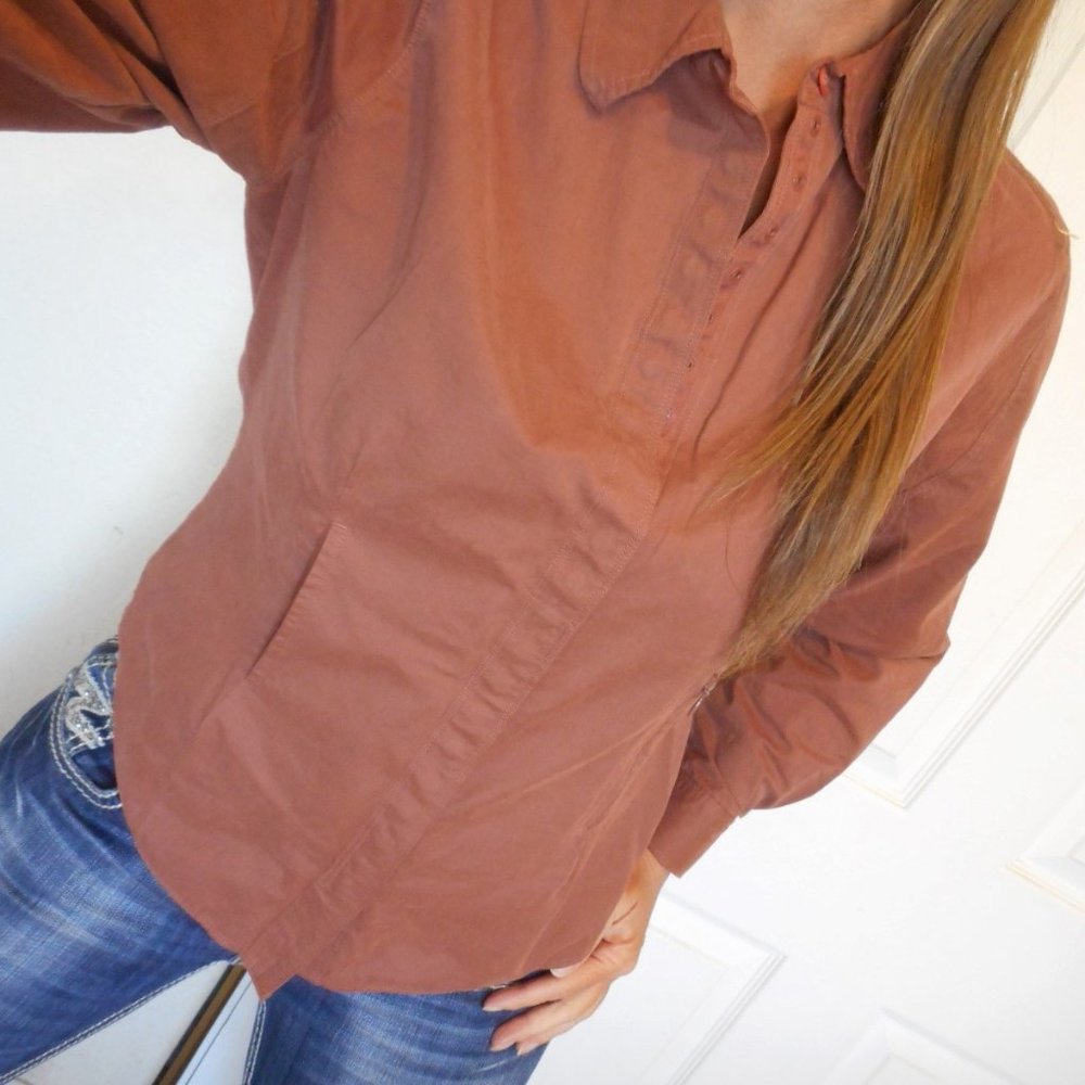 Allegheny Trail Shirt Brown Size Medium